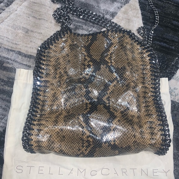 Stella McCartney | Bags | Stella Mccartney Faux Python Falabella Bag ...